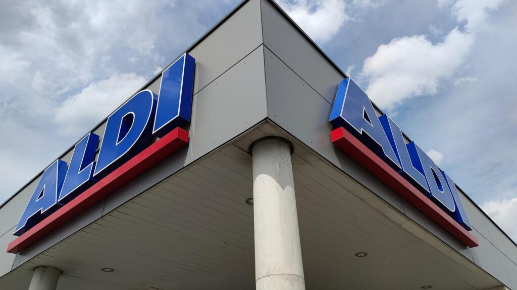 Logo an Aldi-Nord-Filiale (Archiv)