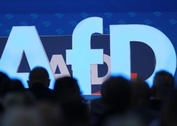 Logo auf AfD-Parteitag (Archiv)