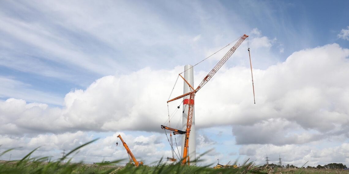 Windrad-Bau (Archiv)