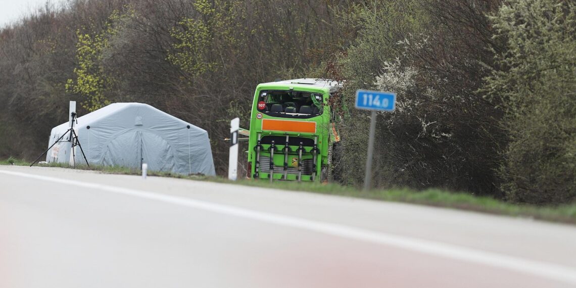 Unfall auf der A 9 bei Leipzig im Jahr 2024 (Archiv)