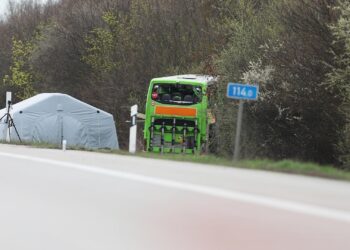 Unfall auf der A 9 bei Leipzig im Jahr 2024 (Archiv)