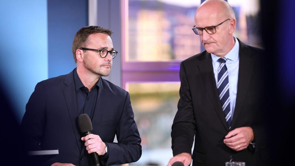 SPD und CDU stellen Koalitionsvertrag für Brandenburg vor 3 Jan Redmann und Dietmar Woidke (Archiv)