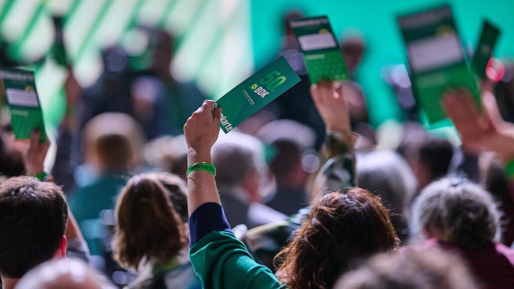 Abstimmung auf Grünen-Parteitag (Archiv)