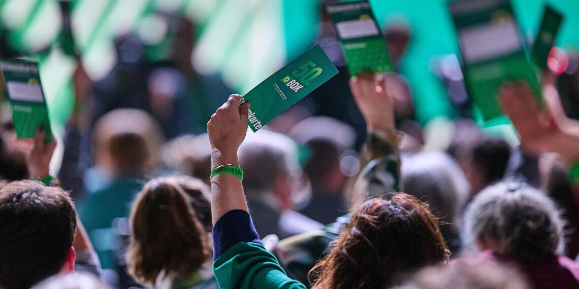 Abstimmung auf Grünen-Parteitag (Archiv)