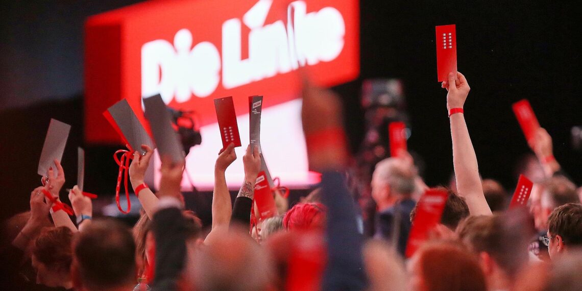 Linken-Vorstand legt Antrag gegen Antisemitismus für Parteitag vor 1 Linken-Parteitag (Archiv)