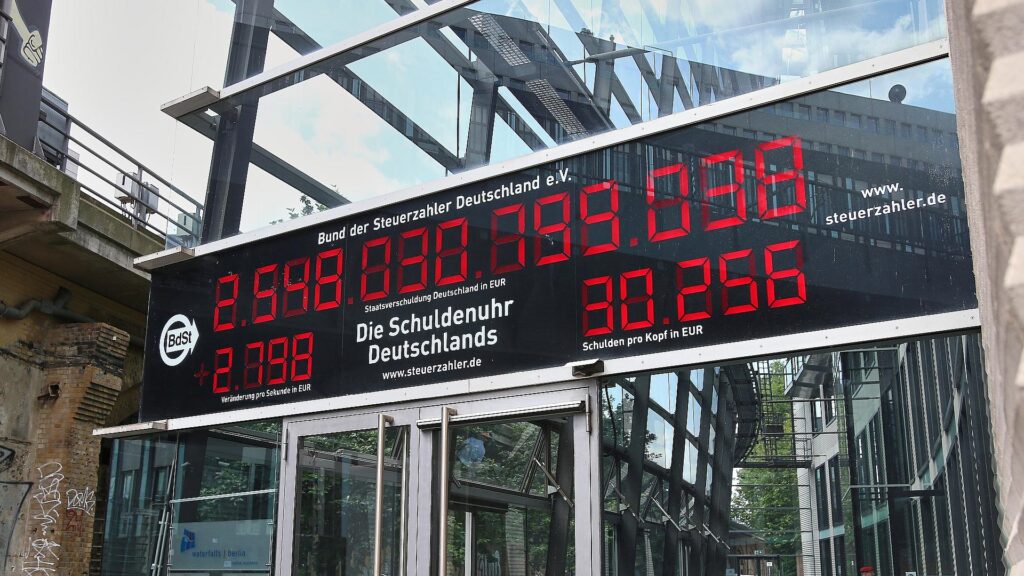 Schuldenuhr (Archiv)