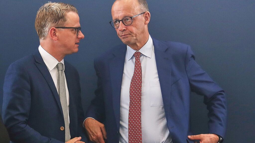 Carsten Linnemann und Friedrich Merz (Archiv)