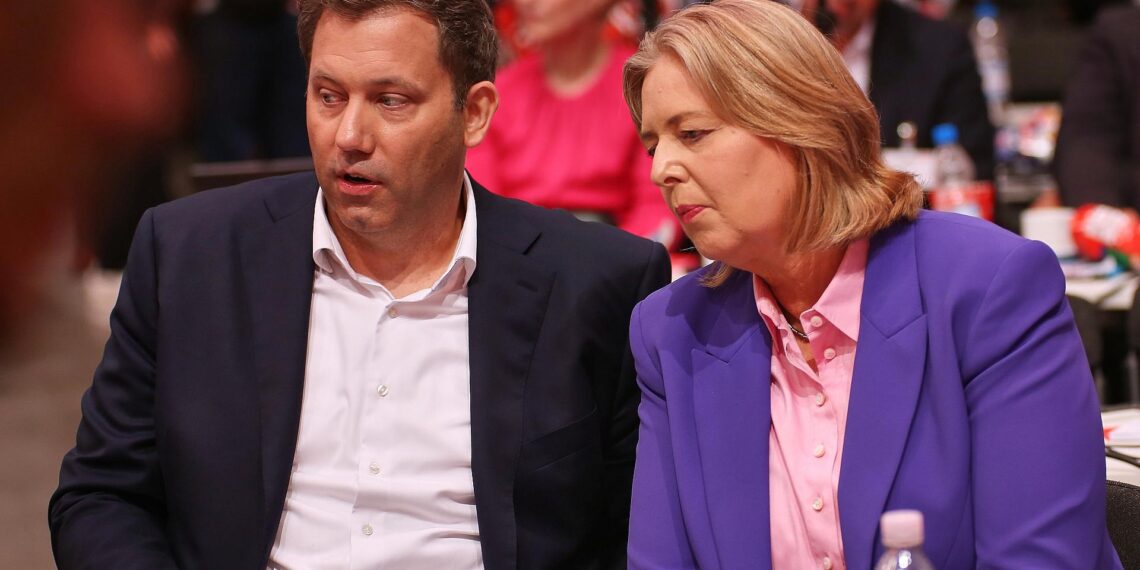 Lars Klingbeil und Bärbel Bas (Archiv)