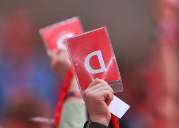 Abstimmung auf SPD-Parteitag (Archiv)