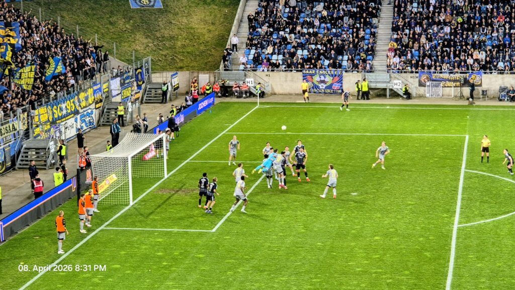 Kraftakt im Ludwigspark: 1. FC Saarbrücken erkämpft in Unterzahl ein 1:1 gegen Alemannia Aachen 1 08.04.2026, 1. FC Saarbrücken - Alemania Aachen