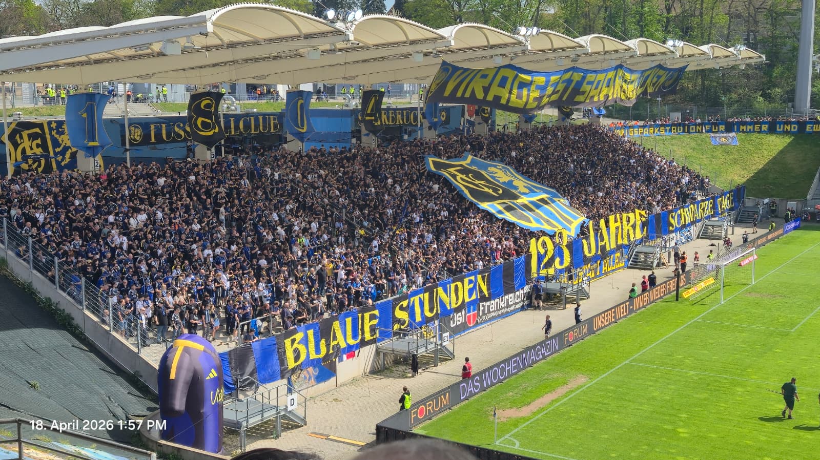 34. Spieltag, 2025/2026, 1. FC Saarbrücken - 1860 München