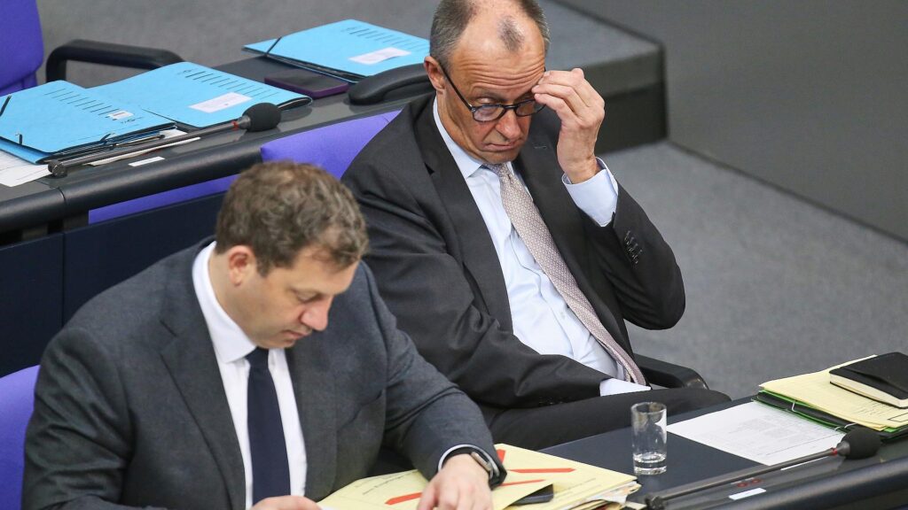 Lars Klingbeil und Friedrich Merz (Archiv)