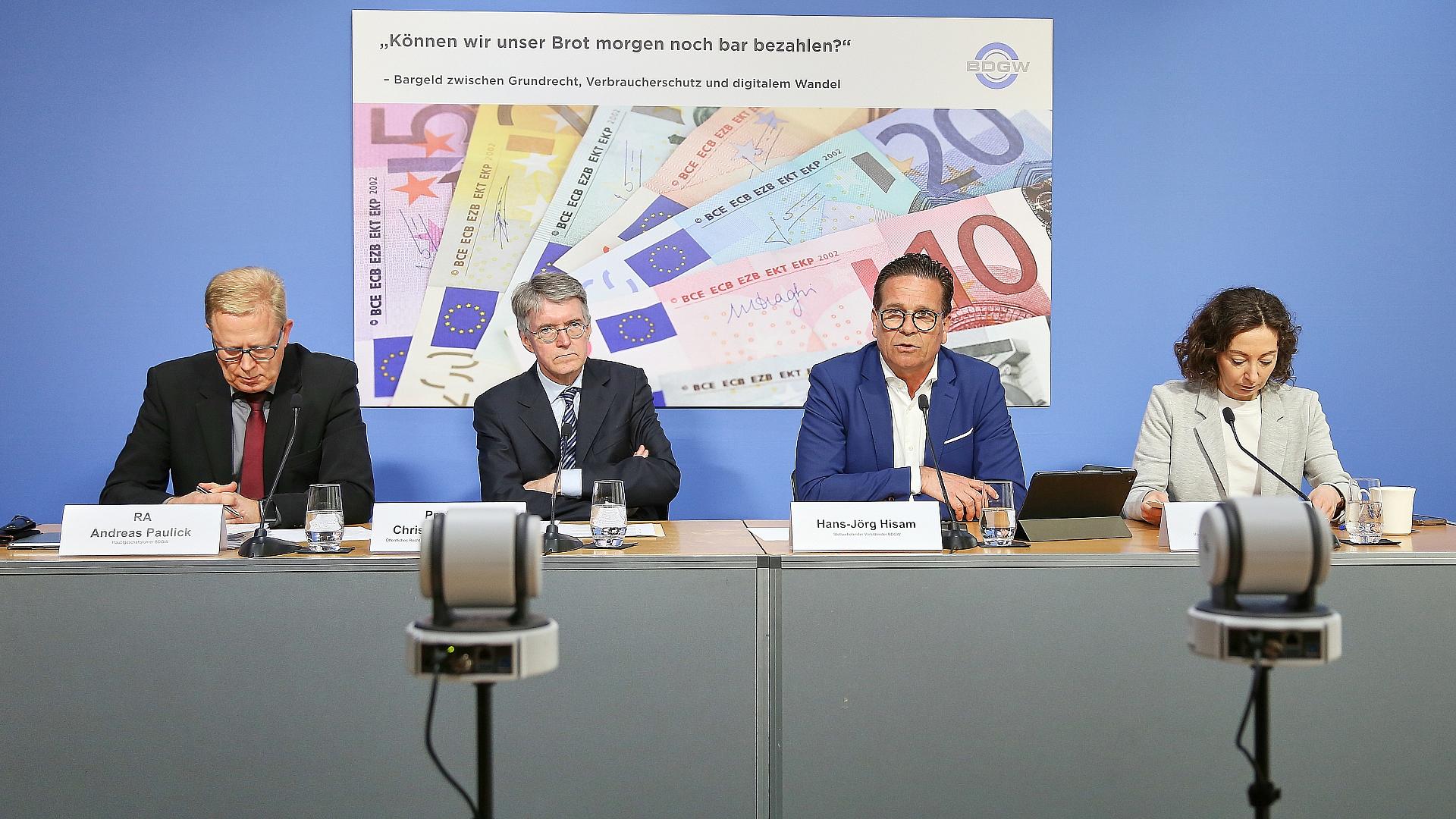 Pressekonferenz: BDGW Bundesvereinigung Deutscher Geld- und Wertdienste am 08.04.2026
