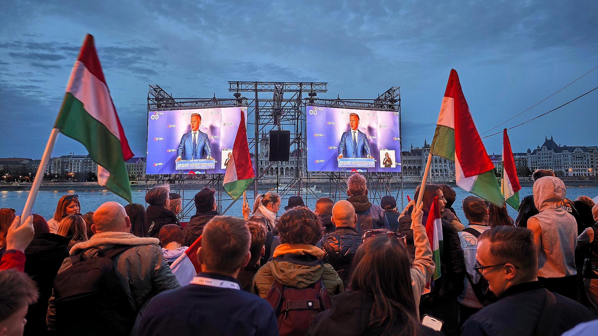 Péter Magyar am 12.04.2026