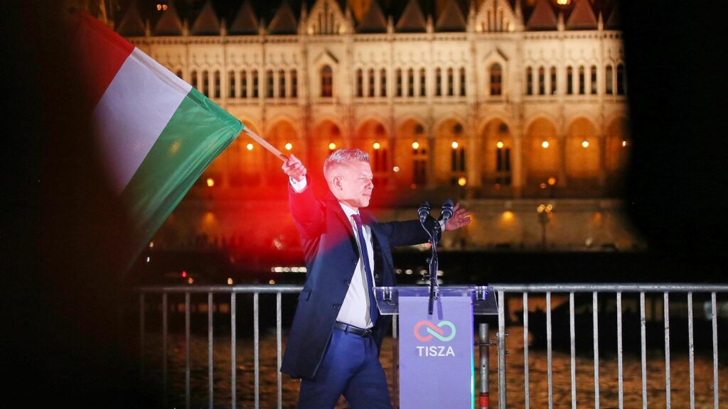 Péter Magyar am 12.04.2026