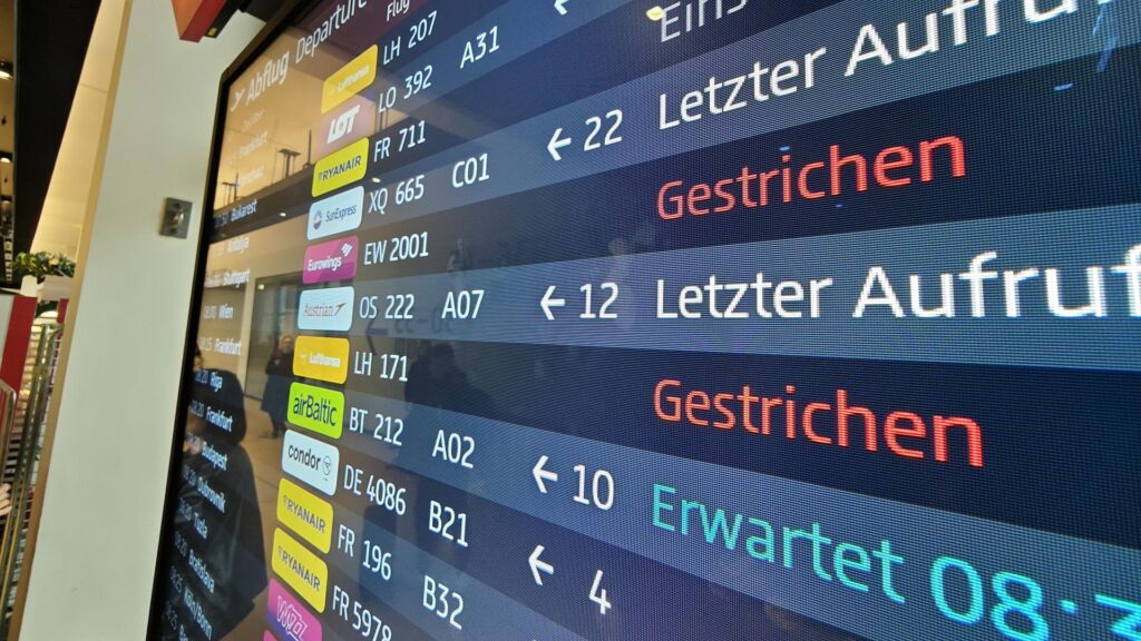 Flugstreichungen wegen Lufthansa-Piloten-Streik am 13.04.2026
