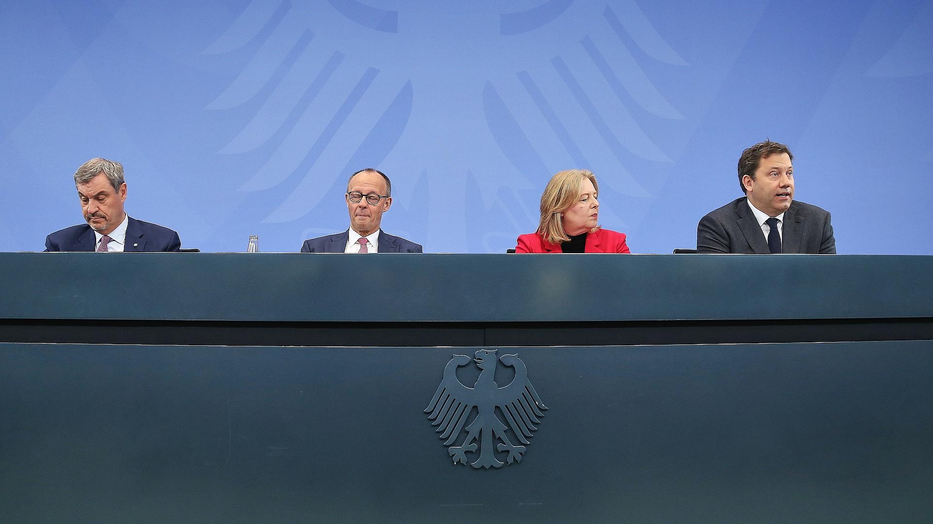Pressekonferenz nach Koalitionsausschuss am 13.04.2026