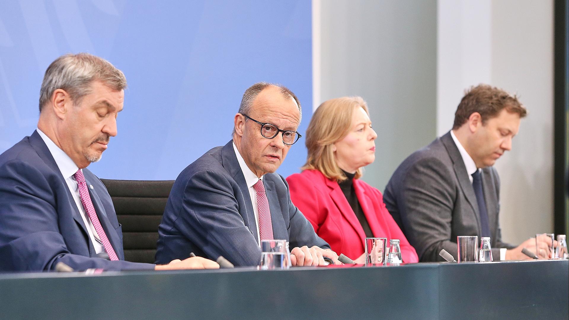 Pressekonferenz nach Koalitionsausschuss am 13.04.2026