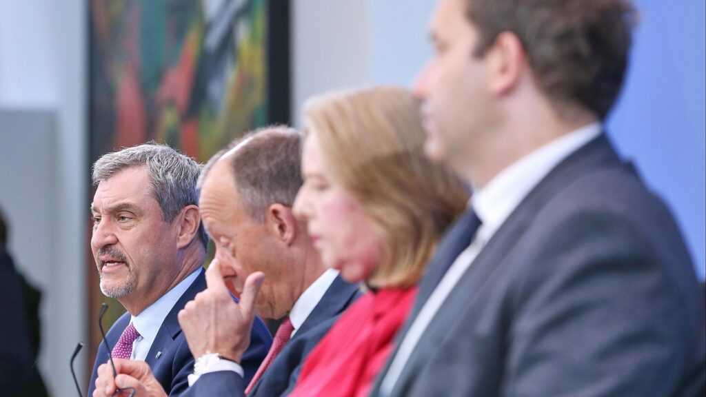 Pressekonferenz nach Koalitionsausschuss am 13.04.2026