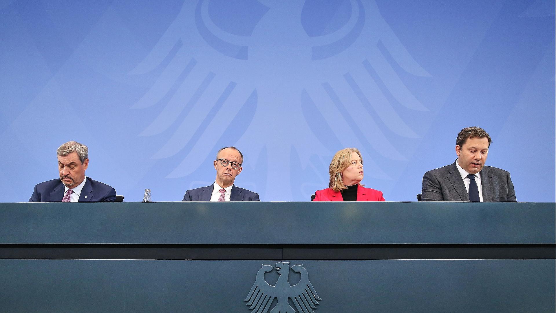 Pressekonferenz nach Koalitionsausschuss am 13.04.2026