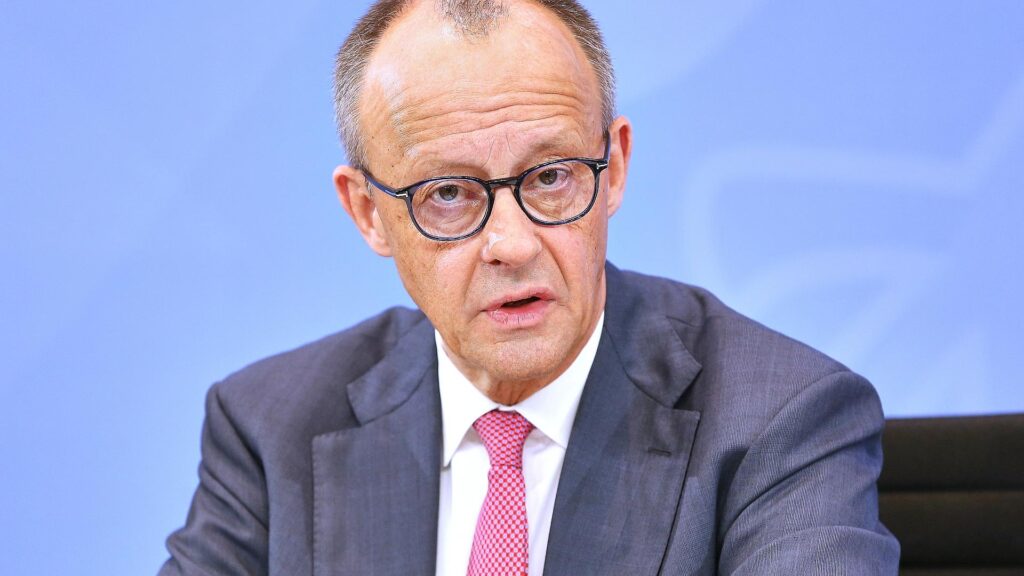 Merz "ermutigt" Netanjahu zu Friedensgesprächen mit dem Libanon 1 Friedrich Merz am 13.04.2026