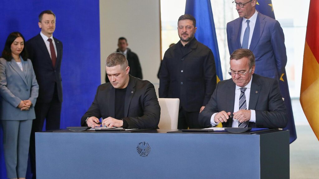 Unterzeichnung von deutsch-ukrainischem Absichtsabkommen am 14.04.2026