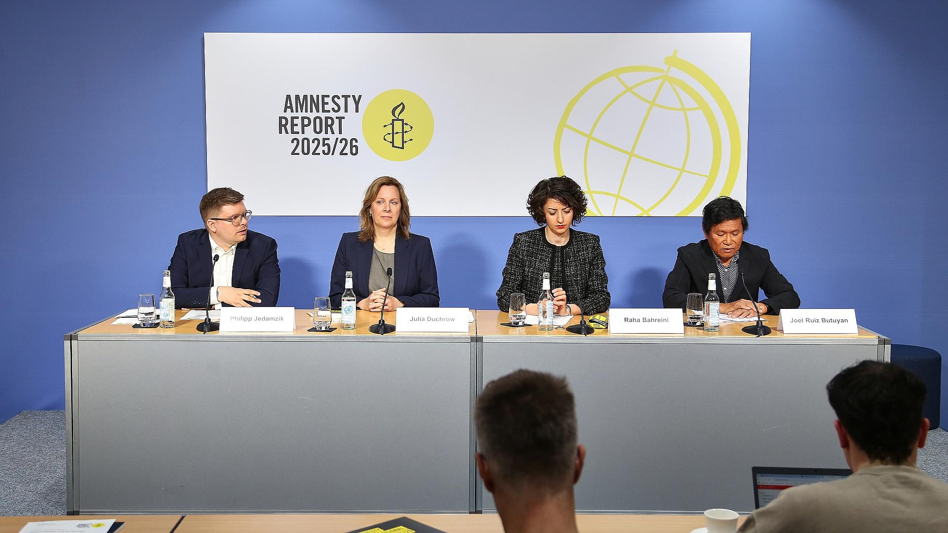 Vorstellung Amnesty-Report 2025 am 20.04.2026