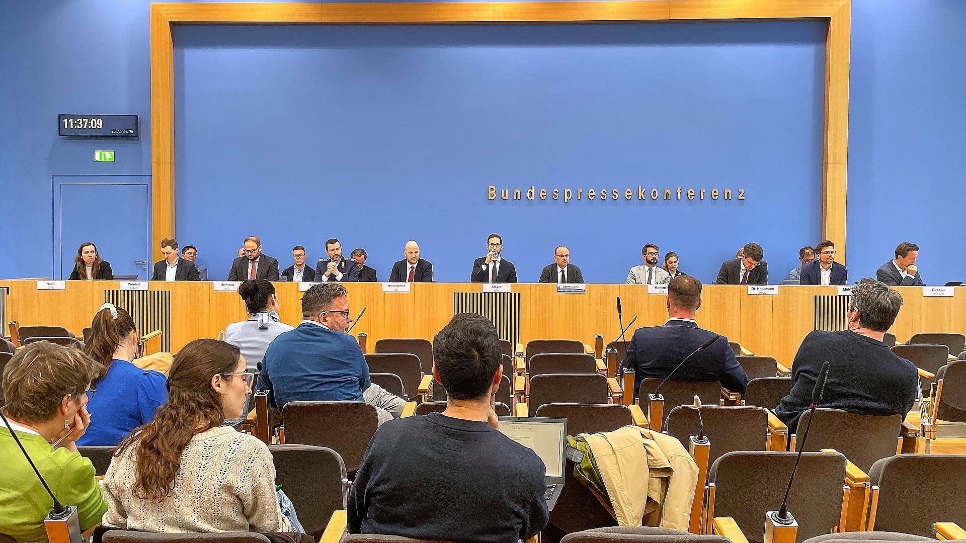 Regierungspressekonferenz am 20.04.2026