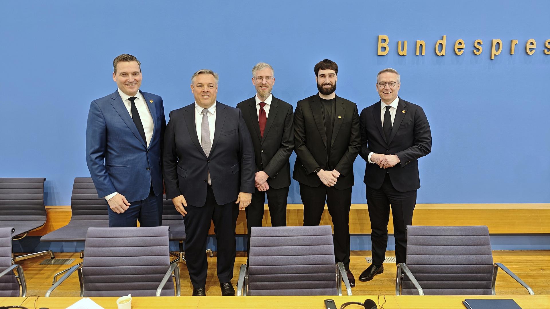 Pressekonferenz zu deutsch-kanadischer KI-Partnerschaft am 24.04.2026