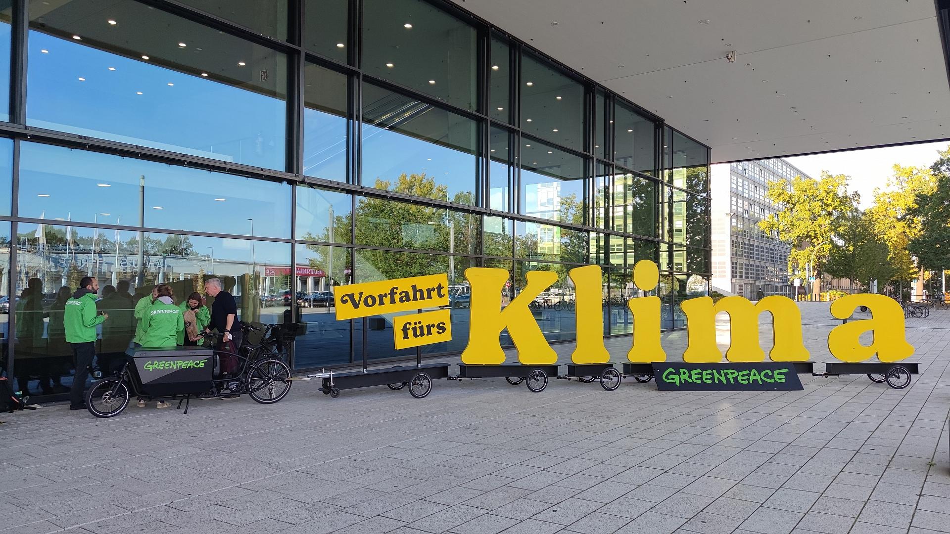 Greenpeace-Protest für Klimaschutz (Archiv)