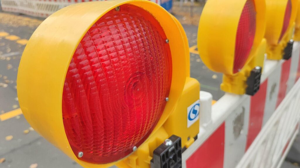 Straßensperrung (Archiv)