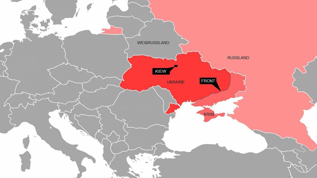 Frontverlauf in der Ukraine (Archiv)