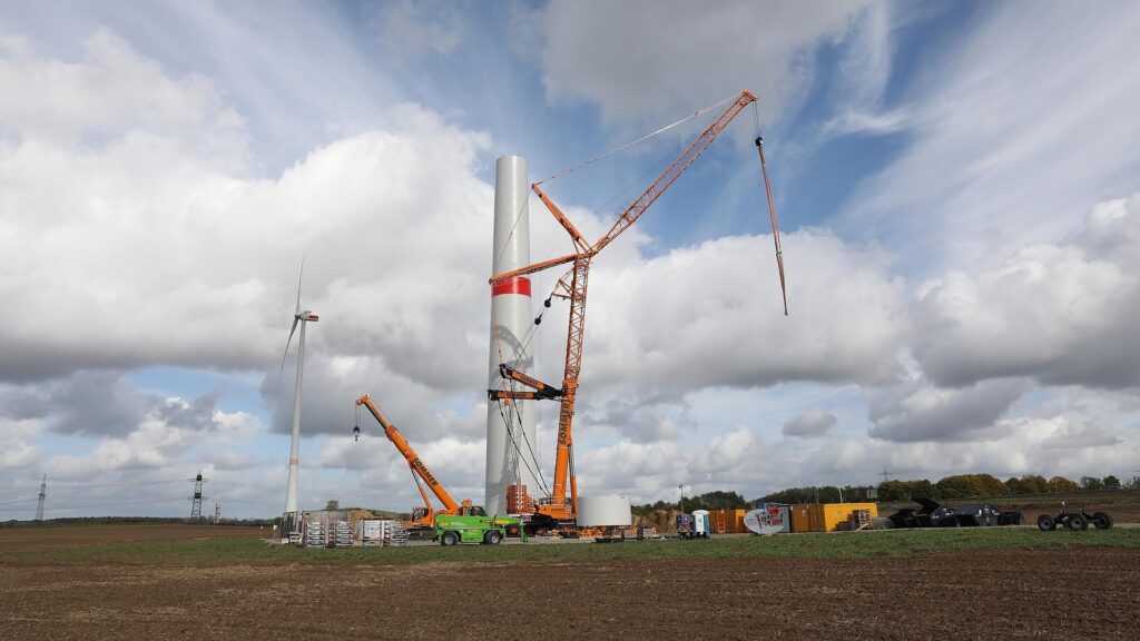 Windrad-Bau (Archiv)