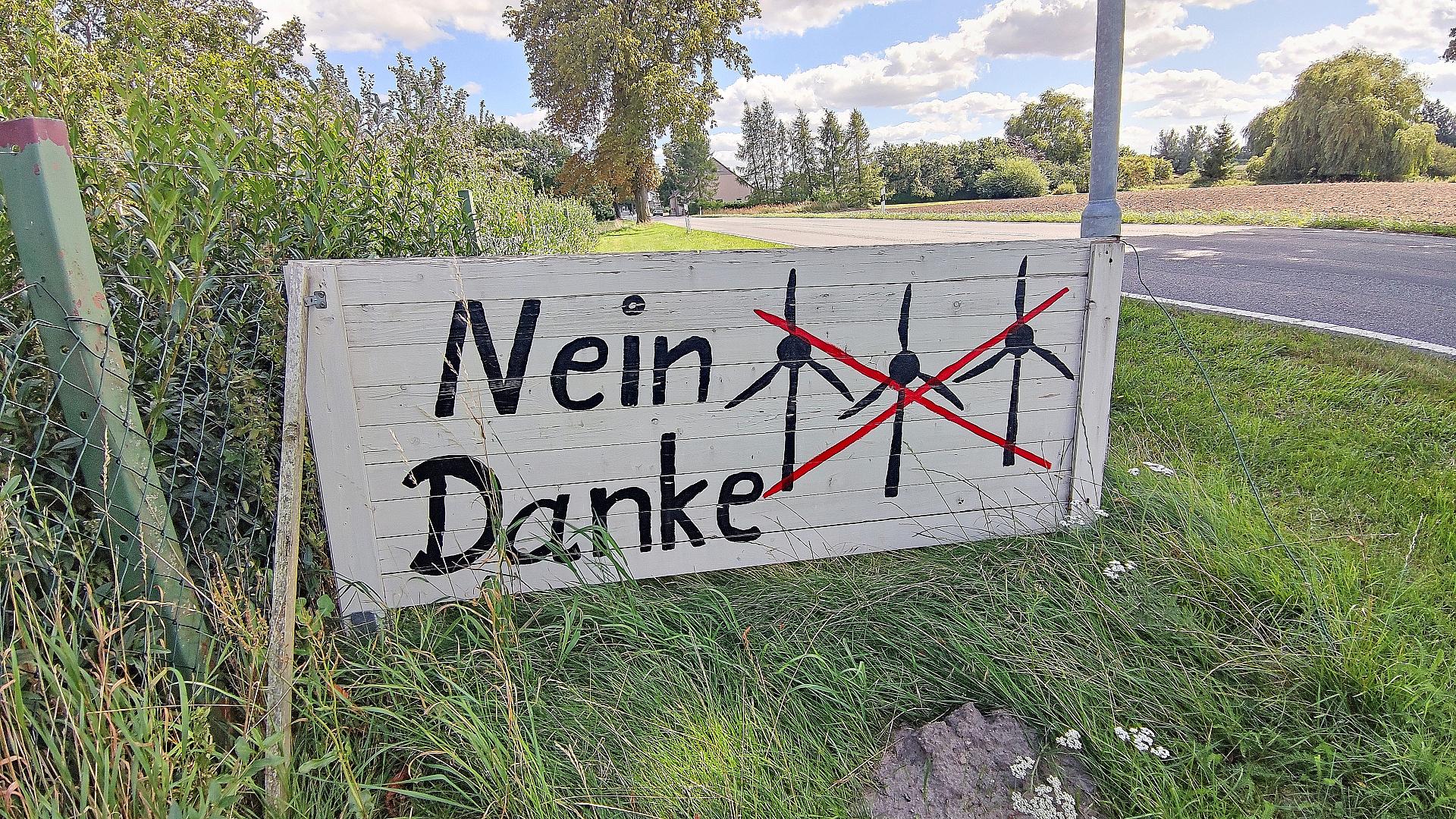 Protest gegen neue Windräder (Archiv)