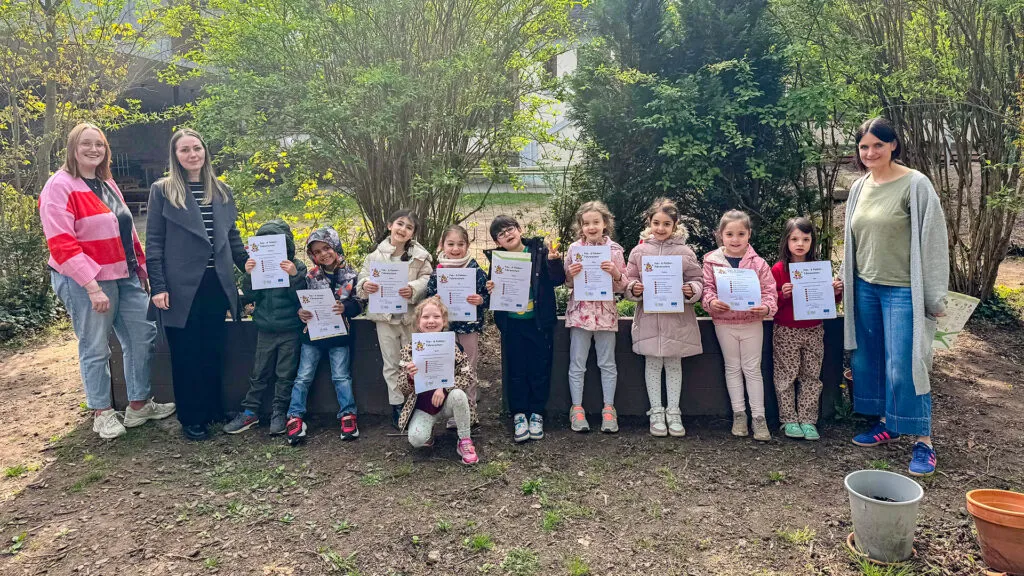 Vorschulkinder der Kita Luitpold erhalten Ernährungsführerschein 1 Aktuelles aus St. Ingbert „Peb und Pebber – Ernährungsführerschein“ in der Kita Luitpold