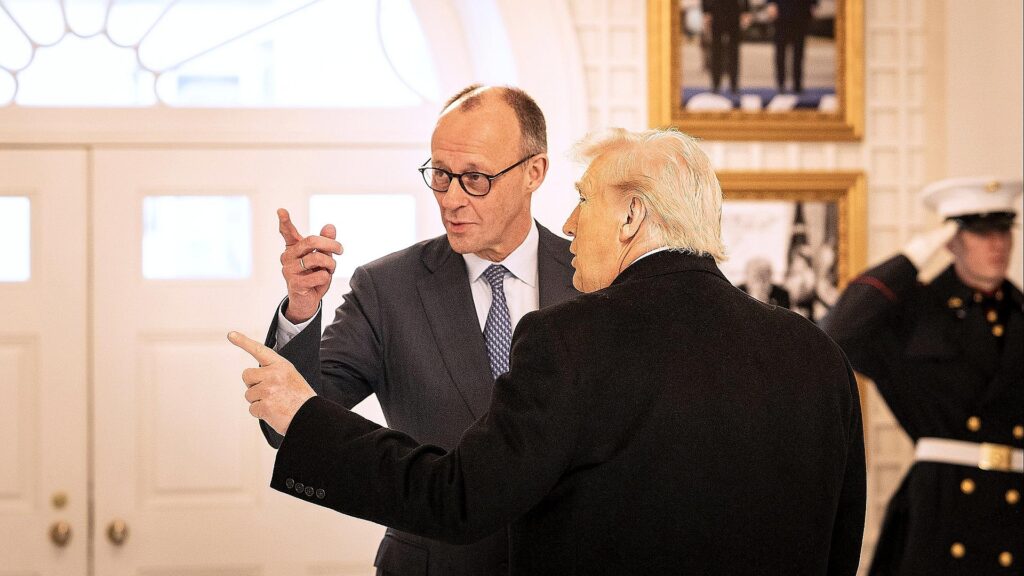 Friedrich Merz und Donald Trump (Archiv)
