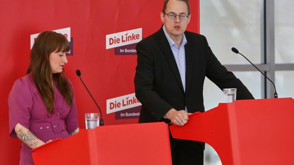 Heidi Reichinnek und Sören Pellmann (Archiv)