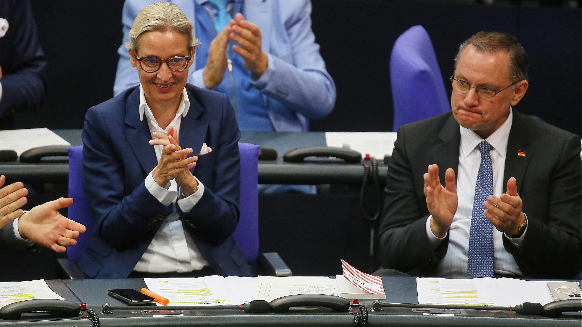 Alice Weidel und Tino Chrupalla (Archiv)