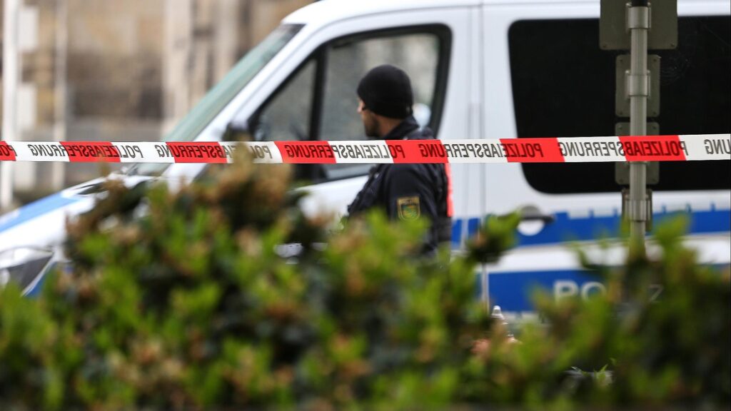 Polizeiabsperrung am 05.05.2026
