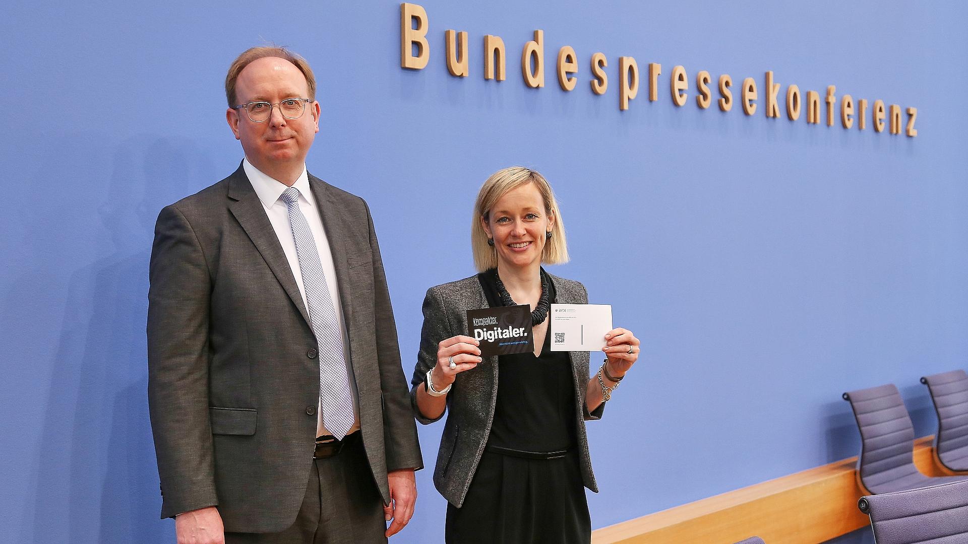 Andreas Hartl und Louisa Specht-Riemenschneider am 06.05.2026