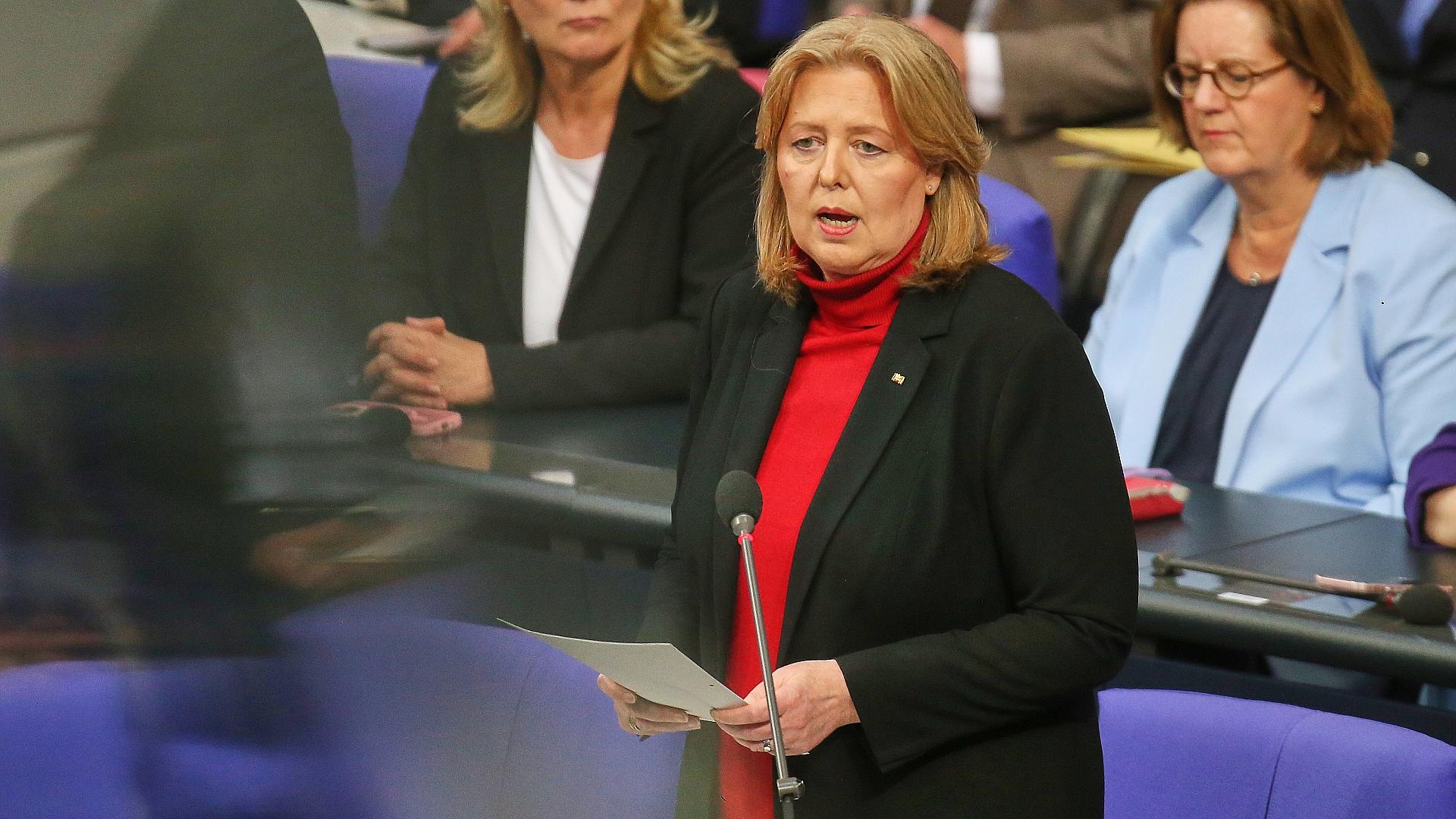 Bärbel Bas während der Regierungsbefragung am 6. Mai (Archiv)