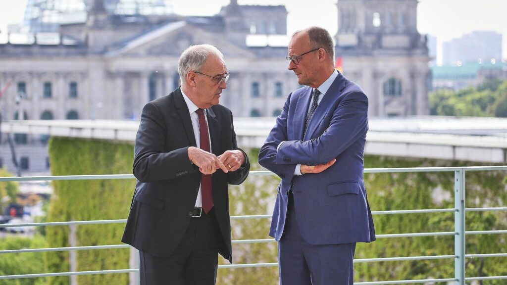 Guy Parmelin und Friedrich Merz am 19.05.2026