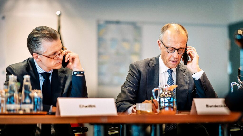 Frei und Merz bei der Übung am 20.05.2026