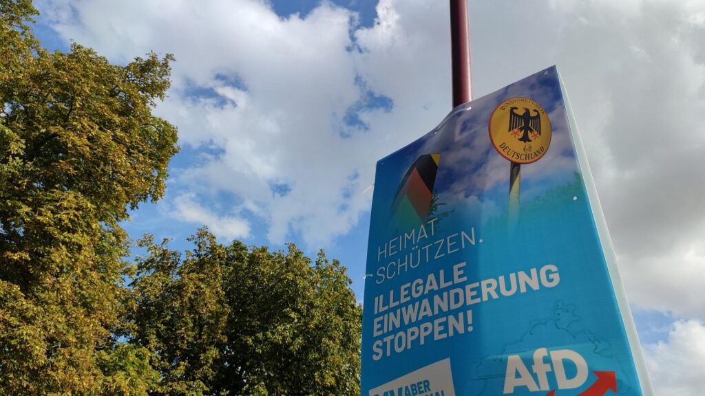 AfD-Plakat zur Landtagswahl Mecklenburg-Vorpommern 2021 (Archiv)