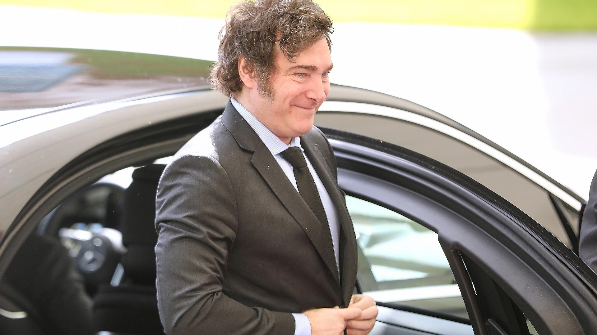 Javier Milei 2024 in Berlin (Archiv)
