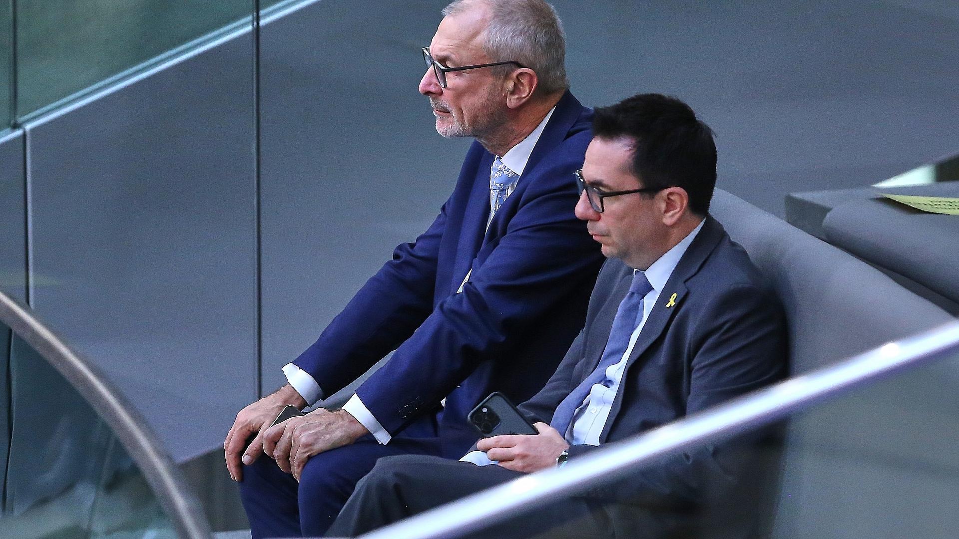 Vereitelter Mordanschlag: Beck will härtere Gangart gegenüber Iran 1 Volker Beck und Daniel Botmann (Archiv)