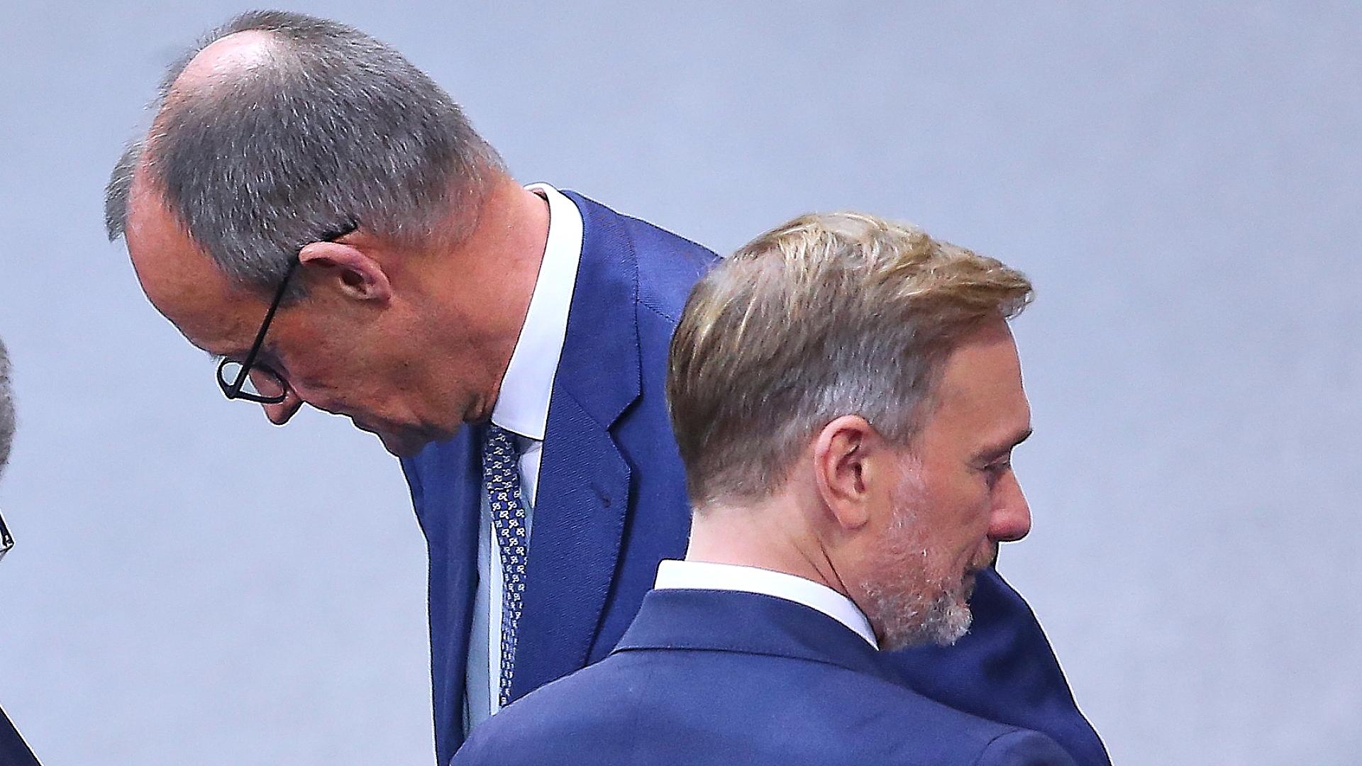 Friedrich Merz und Christian Lindner (Archiv)