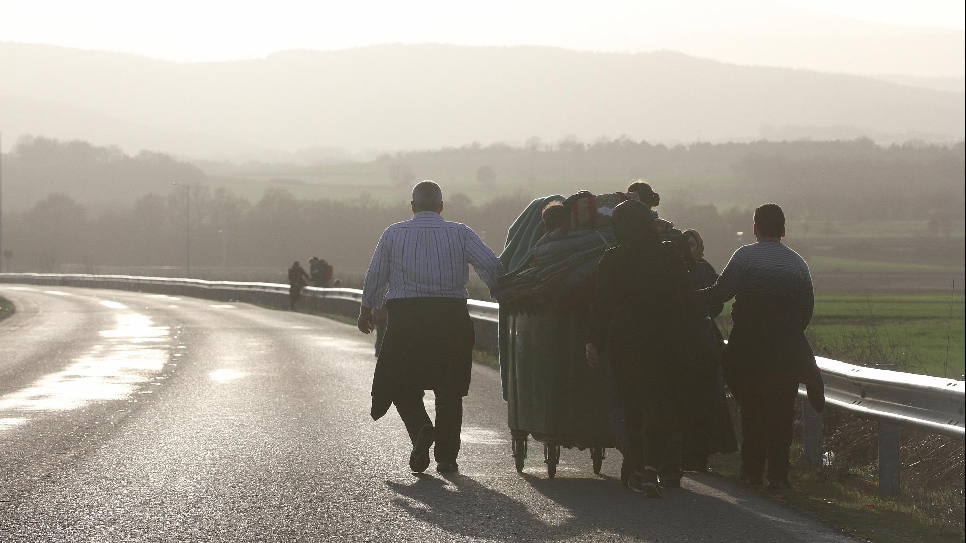 Flüchtlinge auf der Balkanroute (Archiv)