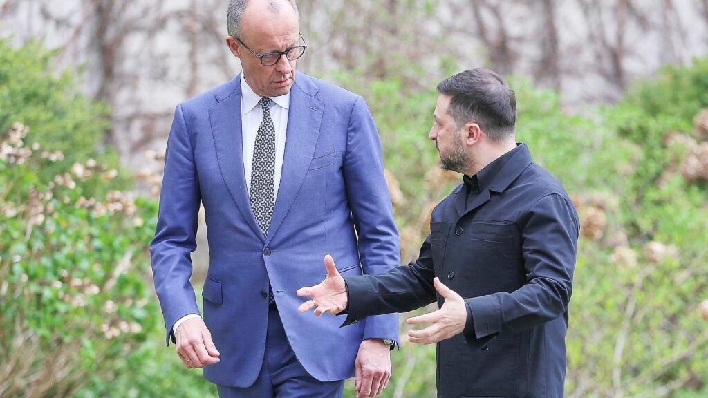 Friedrich Merz und Wolodymyr Selenskyj (Archiv)