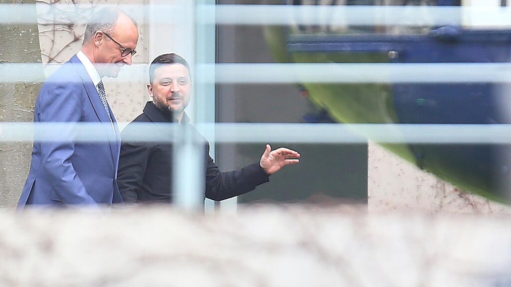 Friedrich Merz und Wolodymyr Selenskyj (Archiv)